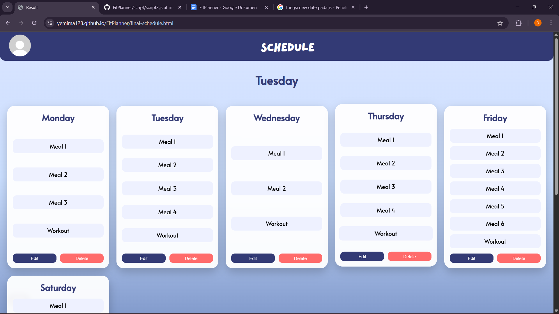 Fitplanner